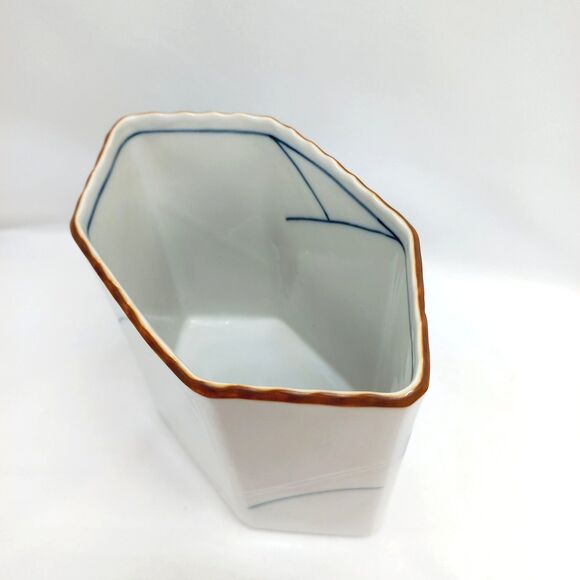 Anne-Marie Trolle Floreana Box/Vase 1982 Denmark Royal Copenhagen - Picture 9 of 10